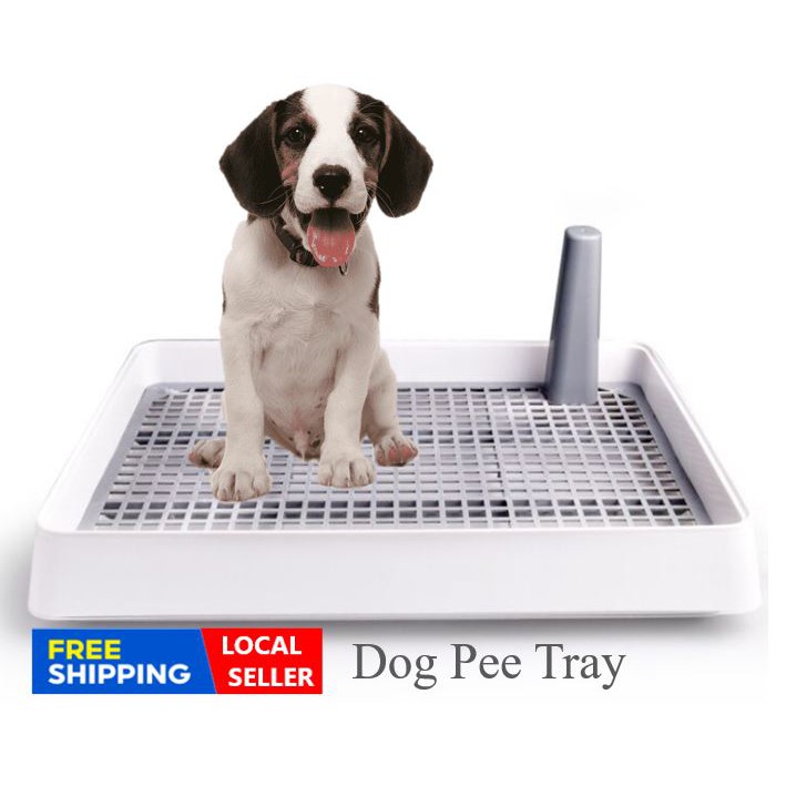 Dog Pee Tray Pet Toilet Plastic Dog Training Pads Tray Toilet Mat Puppy Potty Training Urinary