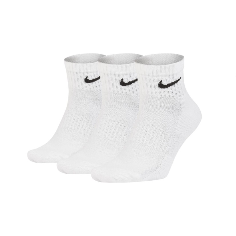 Nike Everyday Cotton Lightweight Men's Ankle Socks (3pairs) (SX7677-100 ...