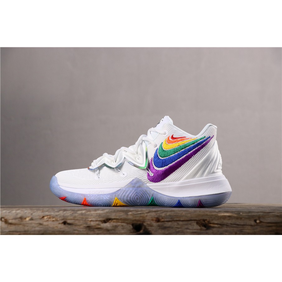 basketball shoes rainbow