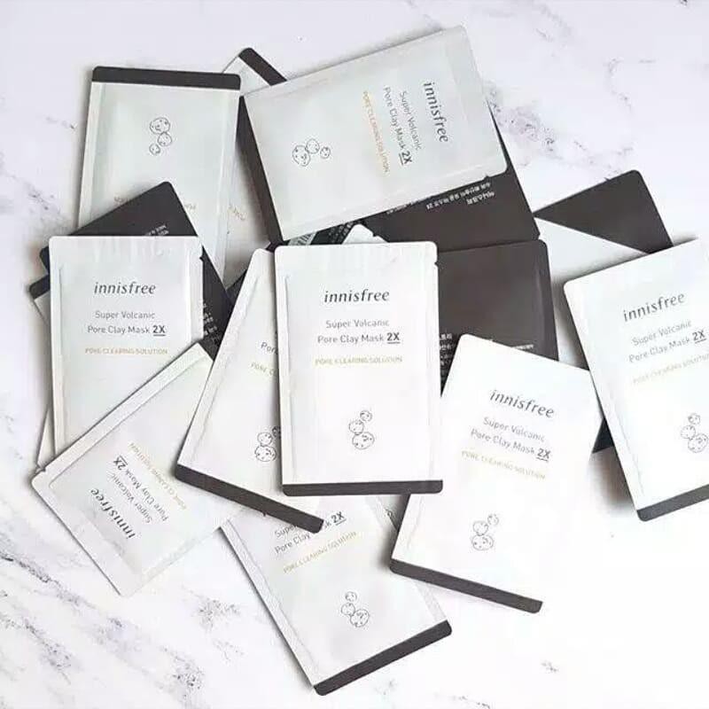 Innisfree Super Volcanic Pore Clay Mask 2x 3ml X 10pcs Shopee Singapore