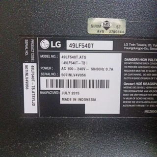 LG 49LF540T.ATS Power Board & Mainboard
