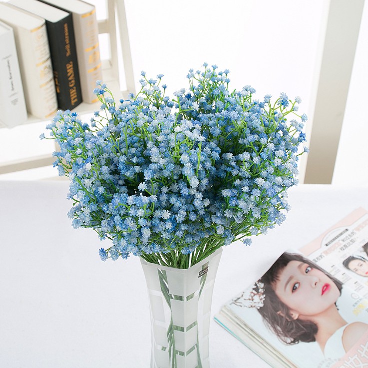 1 pcs Artificial Gypsophila paniculata Fake Silk Flower Babysbreath Home Decor