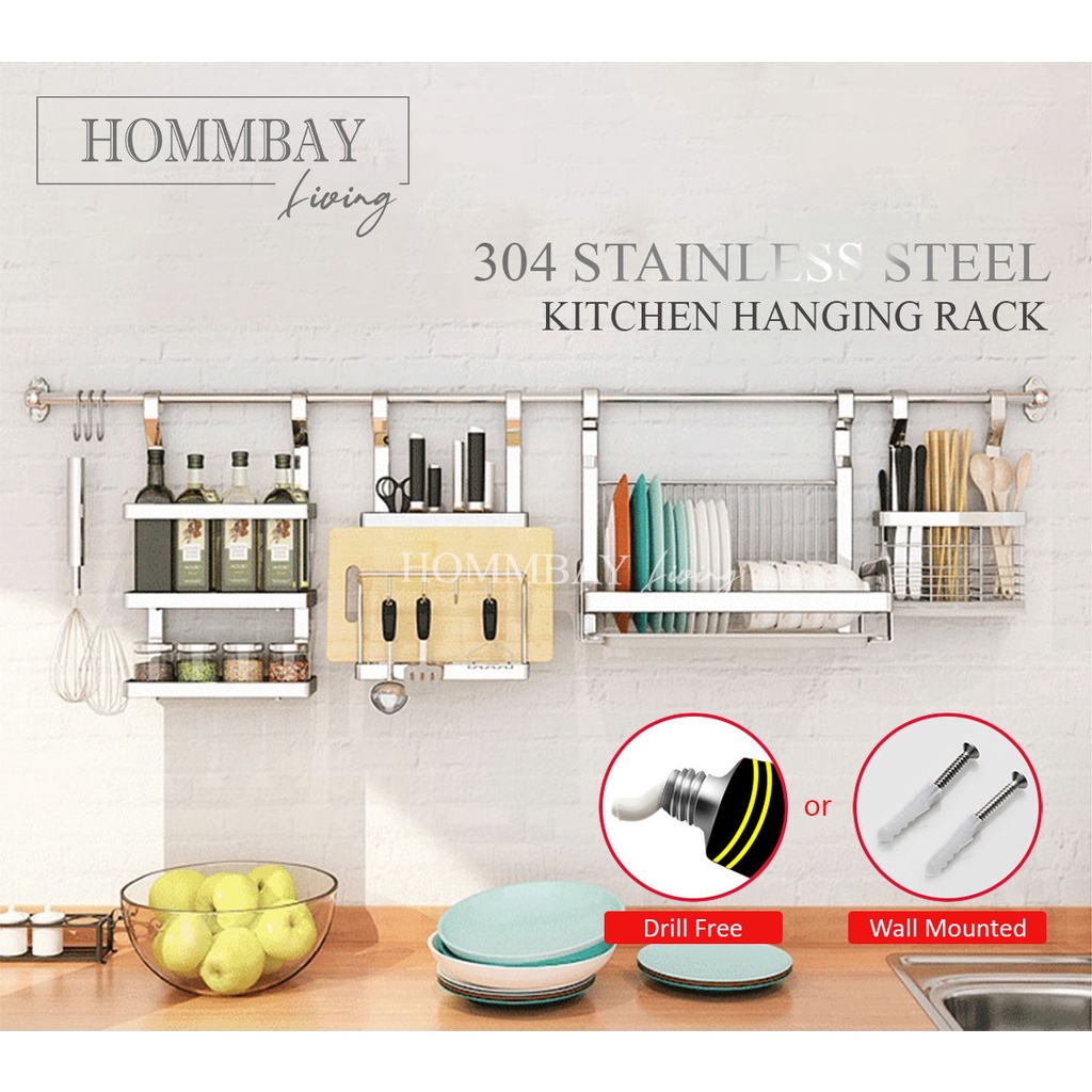 [ HOMMBAY Kitchens ] Stainless Steel Kitchen Shelf , Full Set Kitchen