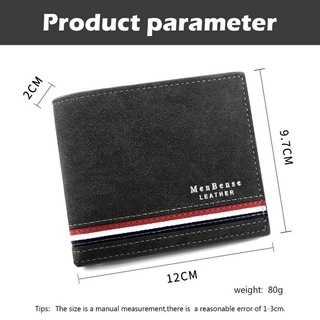 Fashion Leather Wallet Men Luxury Slim Coin Purse Business Foldable Wallet Man Card Holder Pocket #6