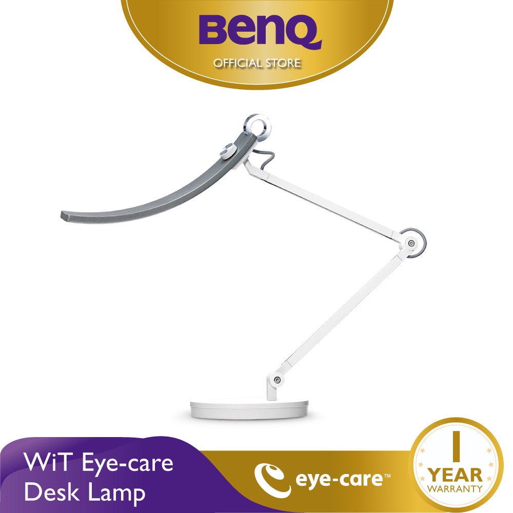 BenQ WiT Eye Care LED Desk Lamp with Wide Angle Illumination Adjustable