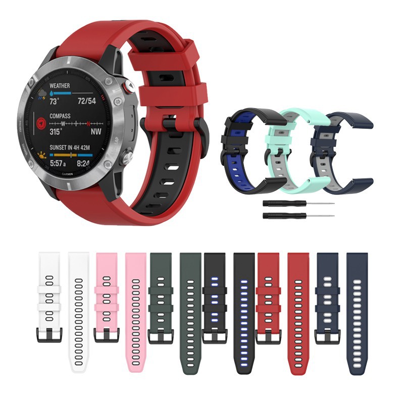 Soft Silicone Strap Wristband For Garmin Approach S62 Watch Accessories Band For Approach S60 Bracelet 22mm Watchband Belt Shopee Singapore