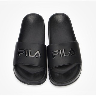 fila slides black and white