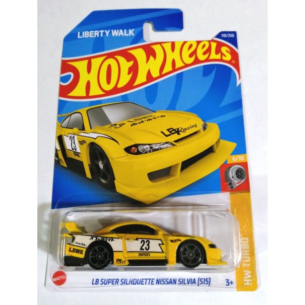 Hotwheels LB Super Silhouette Nissan Silvia (S15) Yellow Case K 2022 ...