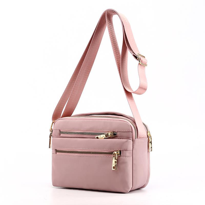 Nylon Handbag Women S Woman Sling Bag Women Korean Style Shoulder Bag Beg Tangan Wanita Murah Crossbody Bag 包包女 斜挎包 单肩包 Beg Silang Perempuan Beg Sandang Hand Beg Ladies Zipper Classic Waterproof Multi