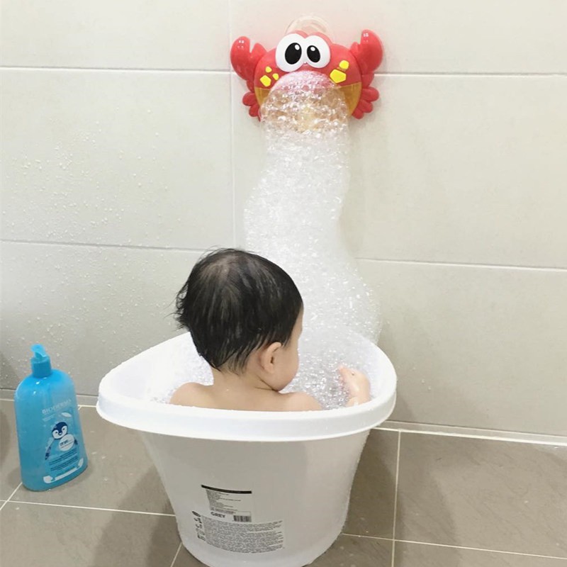 music bath time bubble crab