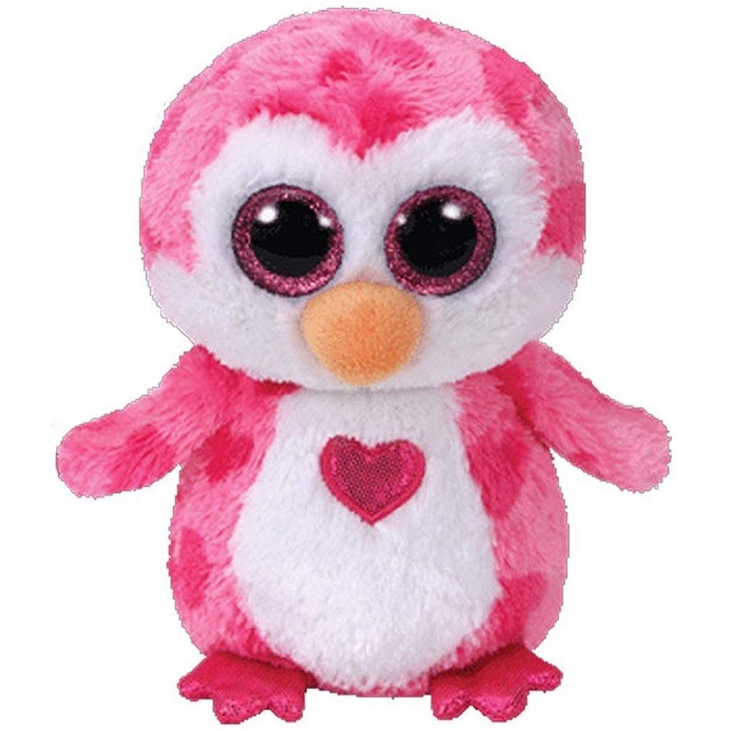 pink stuffed penguin
