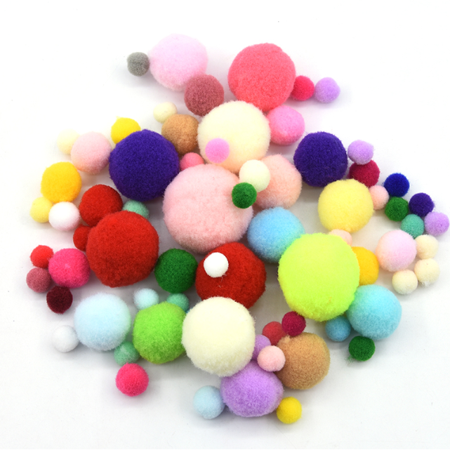 Size Mix Colors Pompom Handmade Craft DIY Soft Poms Balls 32g/pack | Shopee Singapore