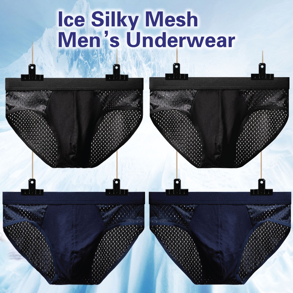 Soft Fabric Men's Underwear Breathable Nylon || Sexy Briefs Polyester Low waist ||Men's Underwear (U-1)