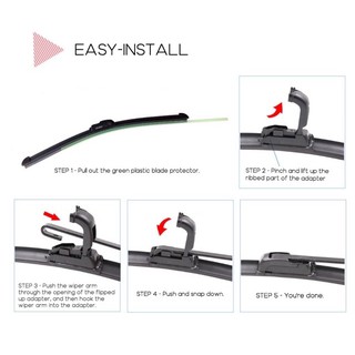 Silicone Soft Wiper Wira Myvi Axia Bezza Aruz Alza City 