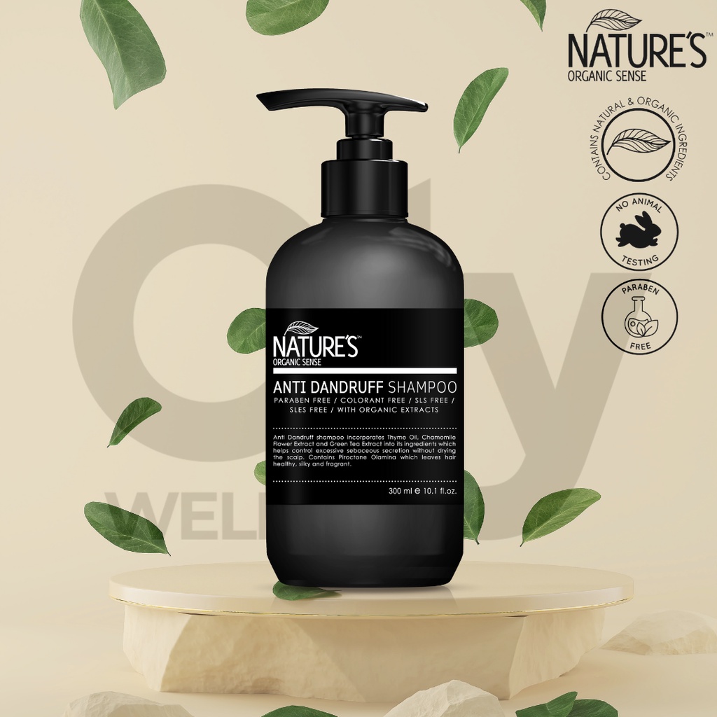 Nature's Organic Sense AntiDandruff Shampoo (300ML) Shopee Singapore