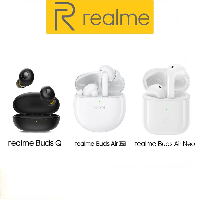 Realme Wireless Earbuds Realme Buds Q Realme Buds Air Neo Realme Buds Air Pro Shopee Singapore