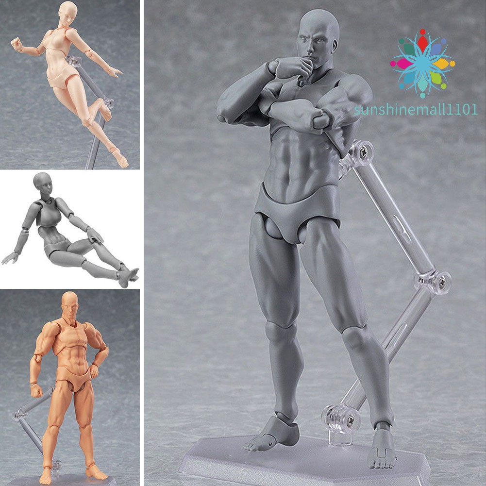 lzndeal Body Kun Doll PVC Body-Chan DX Set con Accessori Action Figure Model per SHF Pelle, Femmina 