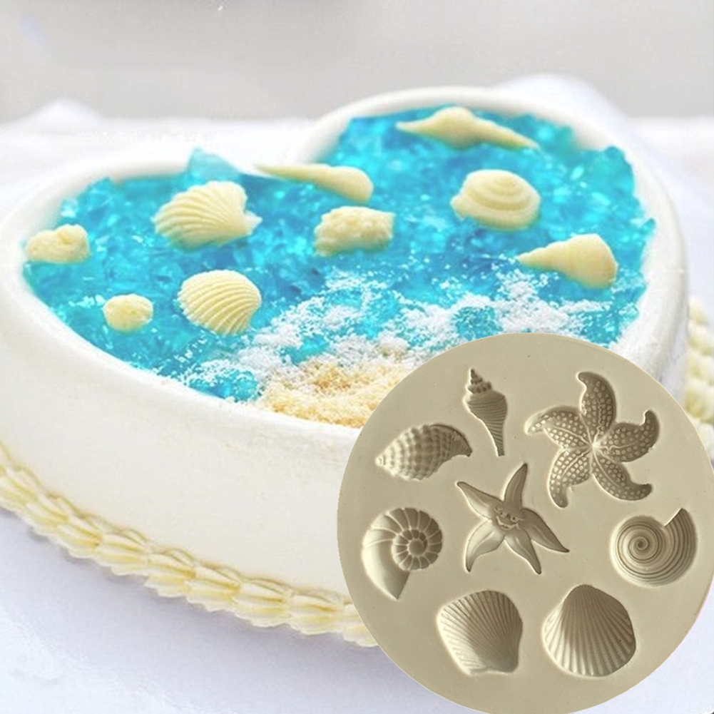 Silicone Liquid Durable Mold Lightweight Shell Cake Kitchen Tools