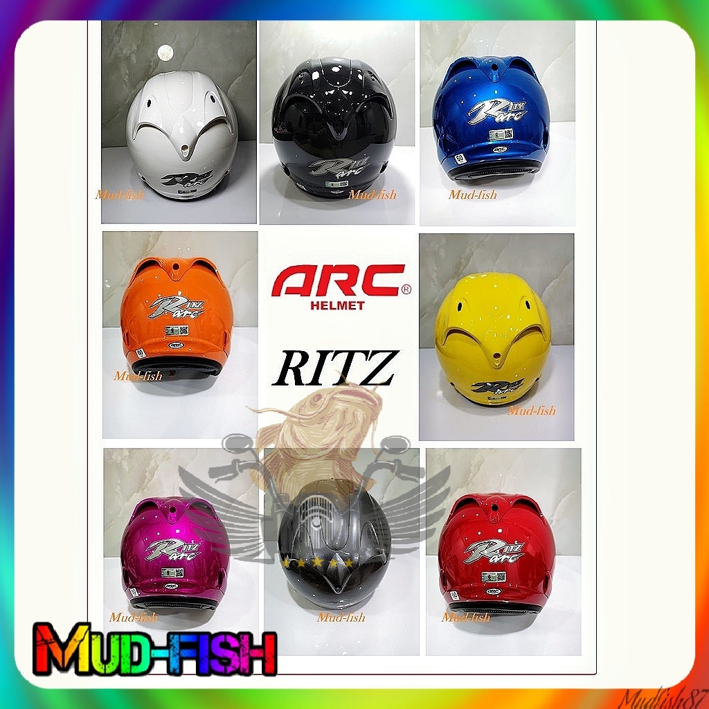 Shop Malaysia Original Arc Ritz Helmet Metallic Colour Sirim Approved Shopee Singapore