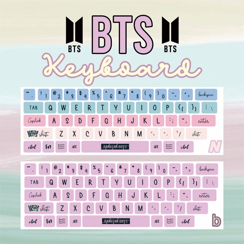 Bts Keyboard Sticker by HWL Shopee Singapore