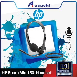 hp boom 150 stereo headset