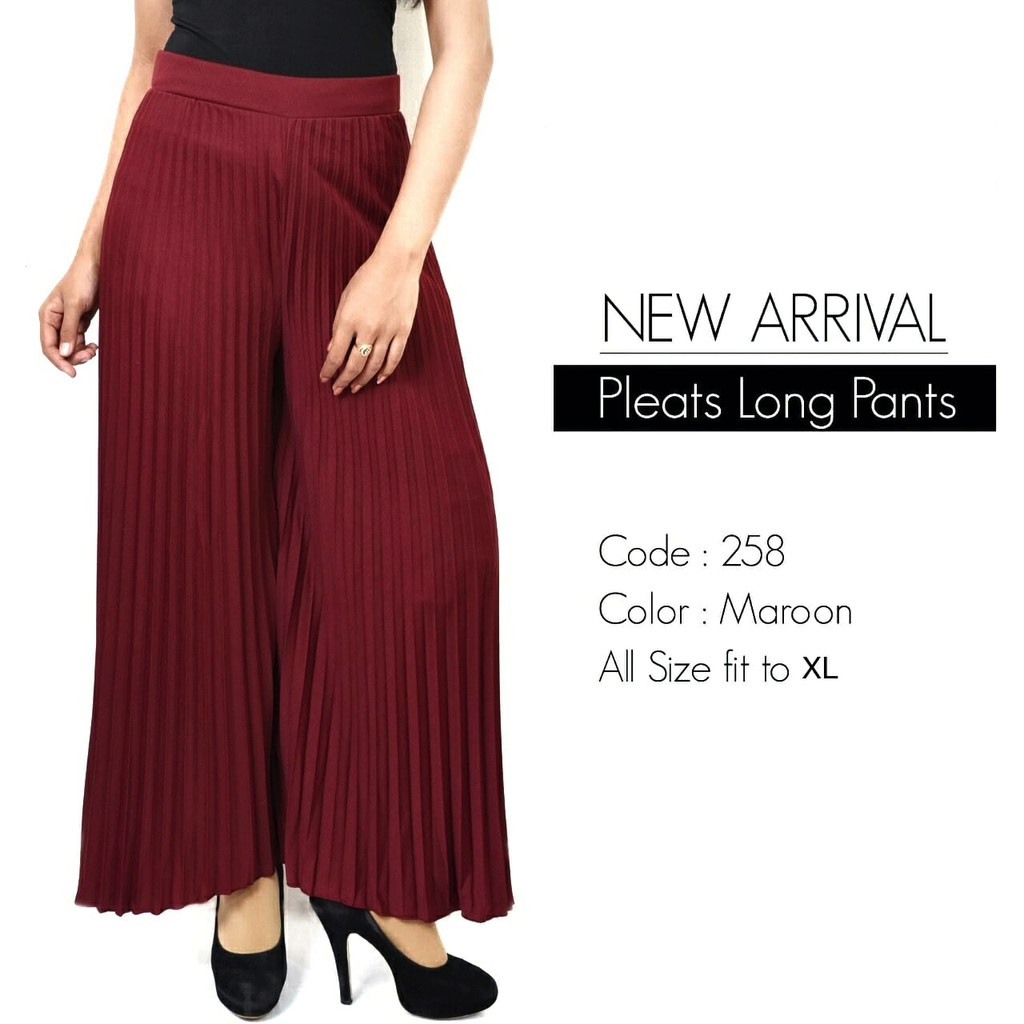 KULOT PLISKET JUMBO 258XXL PLEATS PANT PLISKETS PANTS KULOT PLISKET JUMBO 258XXL PLEATS PANT PLISKETS PANTS