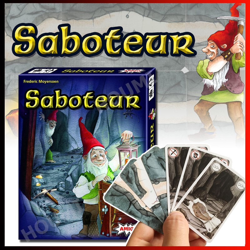 English Version Saboteur Card Game - Bubble Store