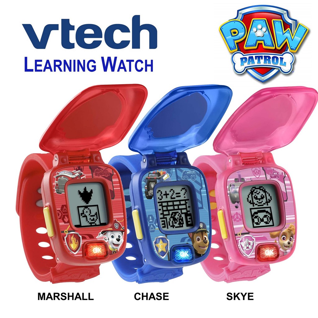 paw patrol vtech watch