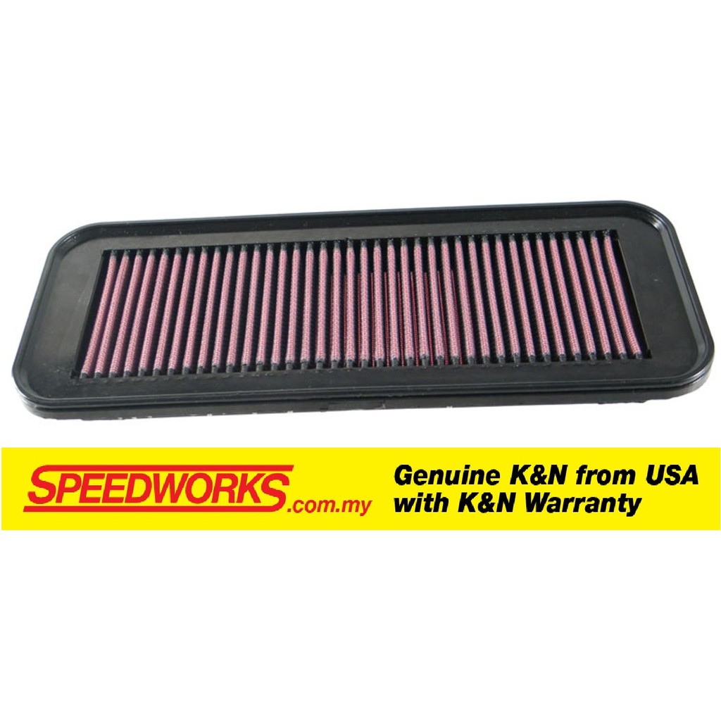 Perodua Myvi 2005 2016 Lagi Best 1 3 1 5 Genuine K N Washable Performance Air Filter 33 2922 Shopee Singapore