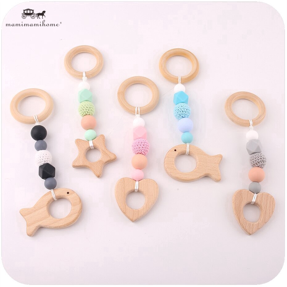 wooden baby play gym toys