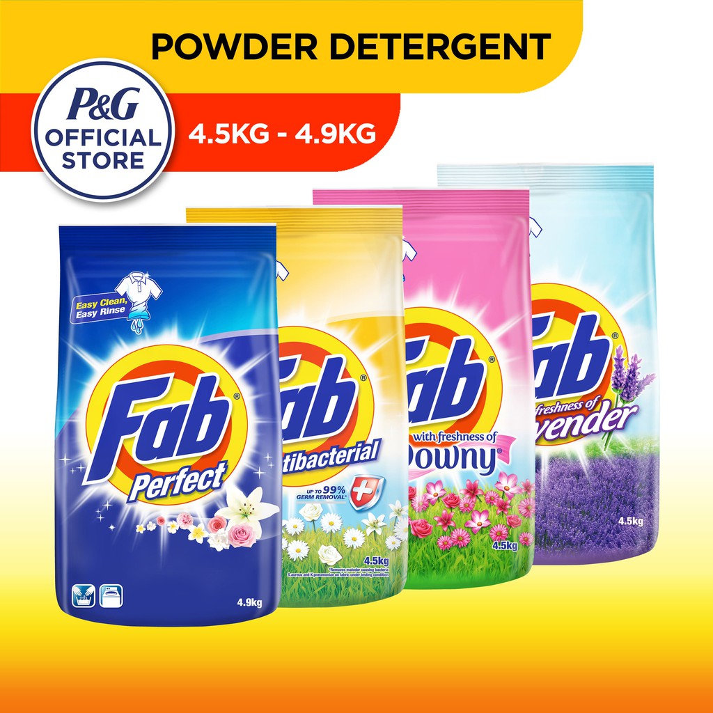 [FAB] Laundry Powder Detergent 4.9/4.5kg Shopee Singapore
