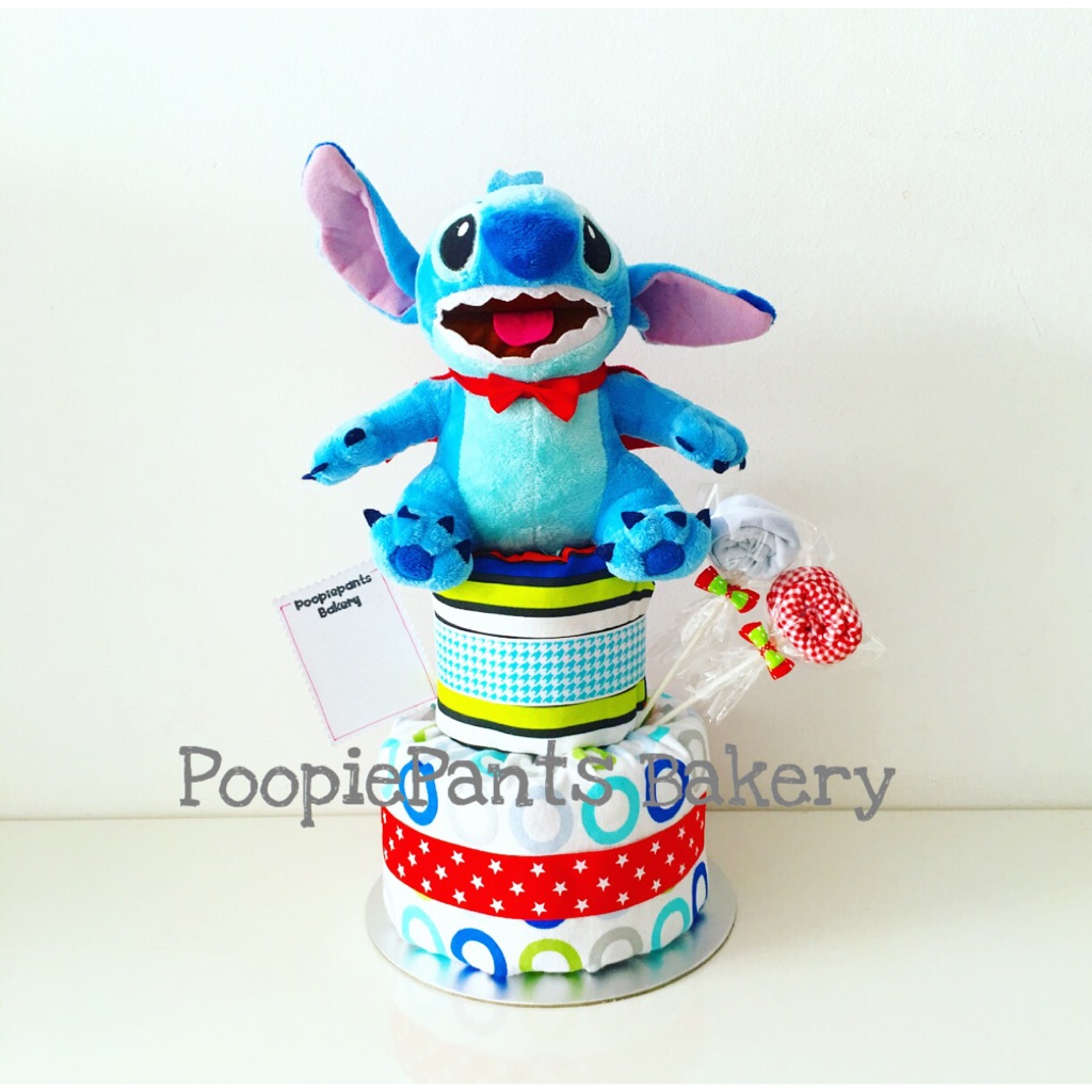 stitch diaper cake