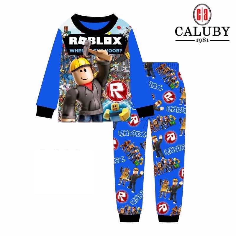 Sg Seller Caluby Kids Cartoon Pyjamas Boys Sleepwear Children