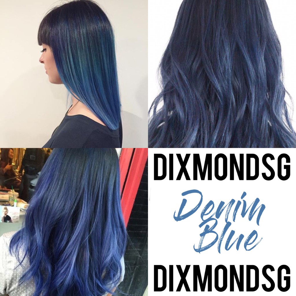 Dixmondsg Denim Blue Hairdye Shopee Singapore