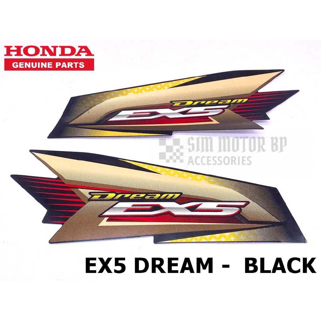 Original Honda Ex5 Dream Stripe Body Sticker Bsh Shopee Singapore