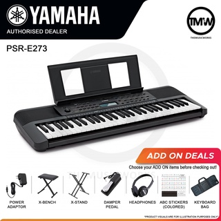 Yamaha PSR-E273 Portable Keyboard 61 keys PSRE273 PSR E273 PSRE 273 Piano