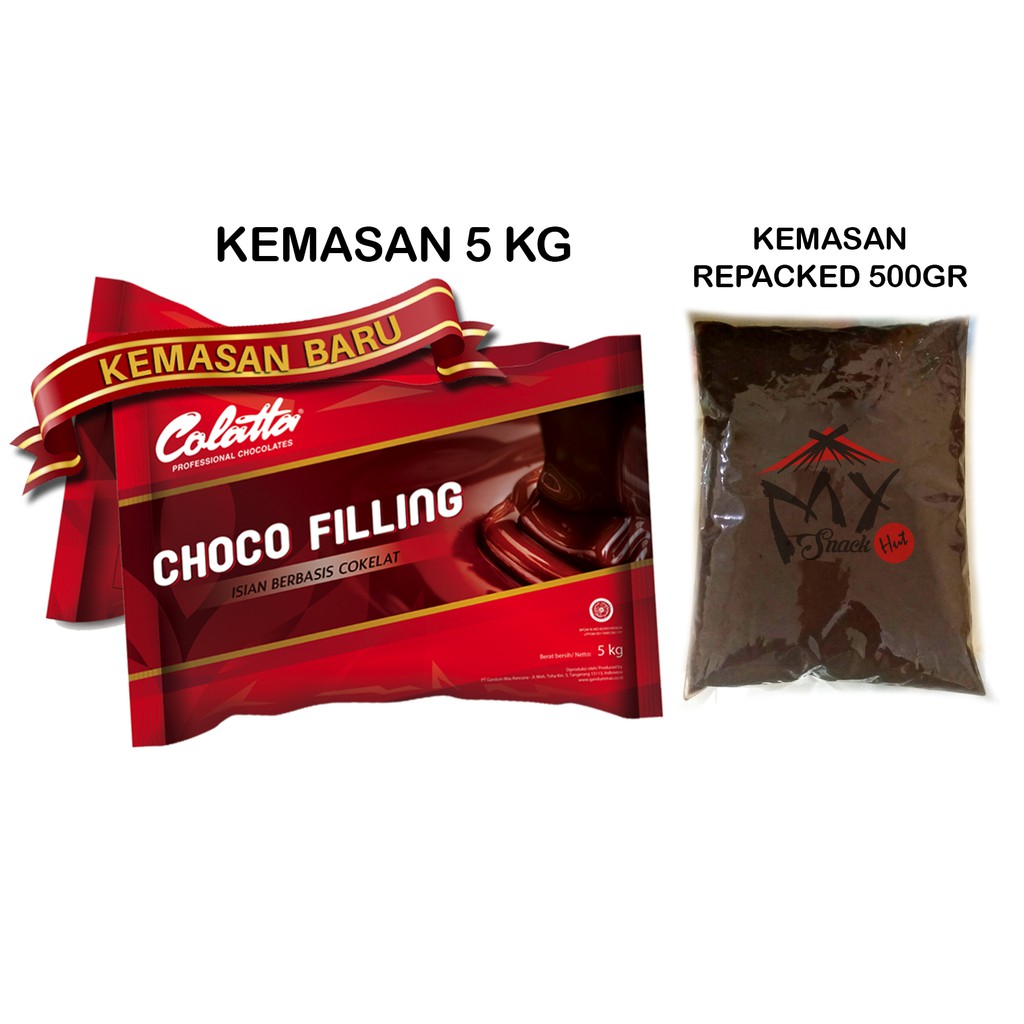 Colatta Choco Filling 500gr Chocolate Filling Chocolate Chocolate Chocolate Resistant Chocolate Chocolate Shopee Singapore