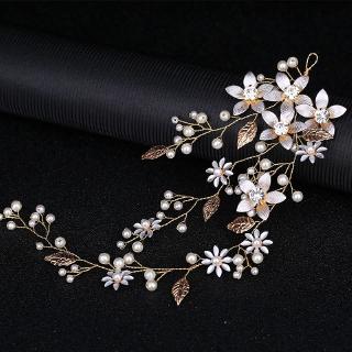 Image of thu nhỏ Handmade Wedding Headpiece Bridal Flower Headband Hair Accessories #1