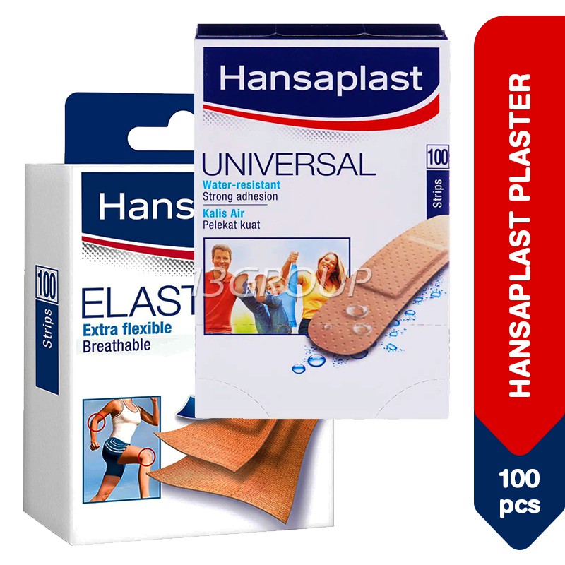 Hansaplast Plaster Universal Elastic 100 Strips Shopee Singapore