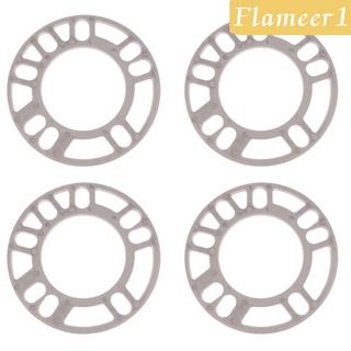 [FLAMEER1] 4x 5mm Universal Alloy Wheel Spacers Shims Tire Protector Replacement Shims