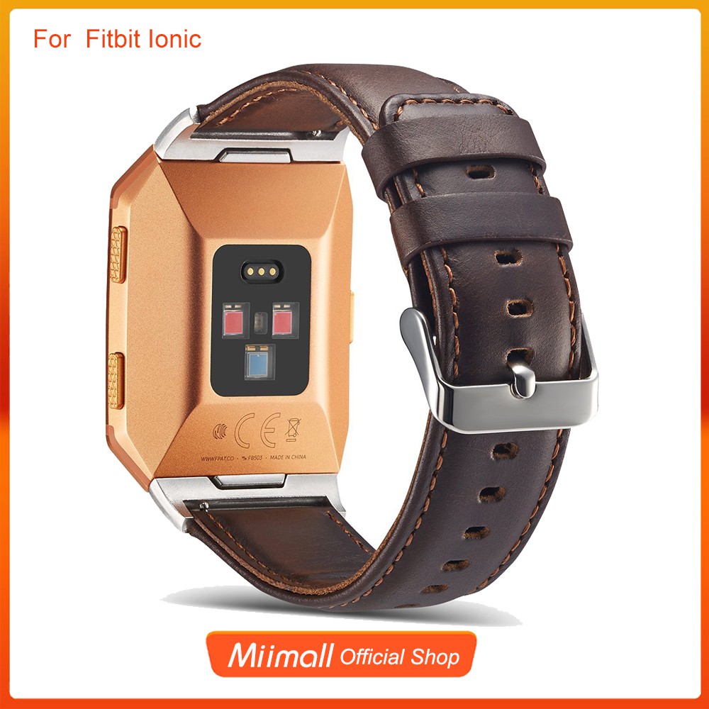fitbit ionic leather strap