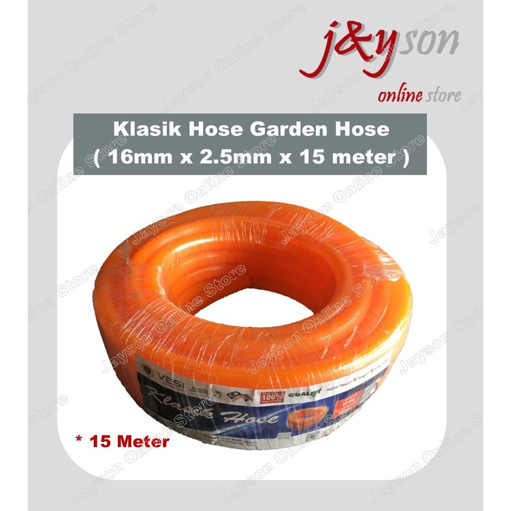 15 Meter 16mm X 2 5mm Premium Water Hose Garden Hose Shopee Singapore