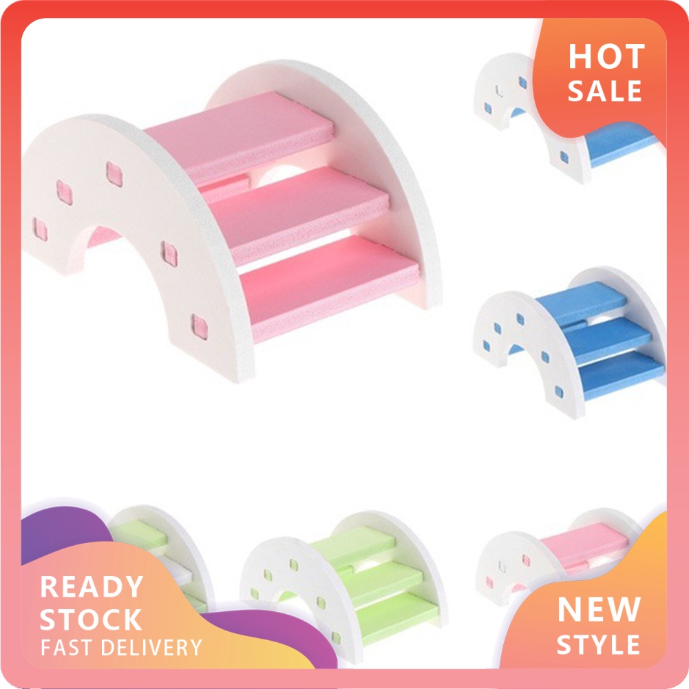 Hamster Hedgehog Play Toys Arch Bridge Ladder Climb Kit for Small Animal 