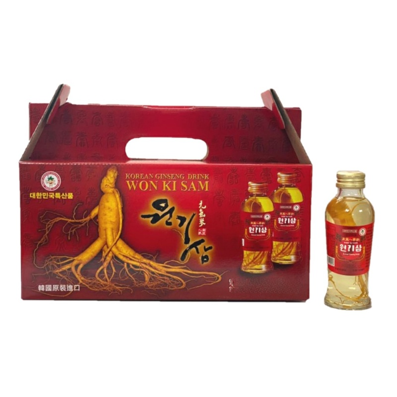 Korea Ginseng Drink Red Ginseng Drink 120ml Japan More Ginseng | Shopee ...