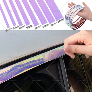 3M Chrome Moulding Trim Colorful Car Door Protector Sticker Auto Self Adhesive Side Door Decoration Strip Bumper Grill Anti-Collision Tape Door Edge Guard Plate Bright Stickers