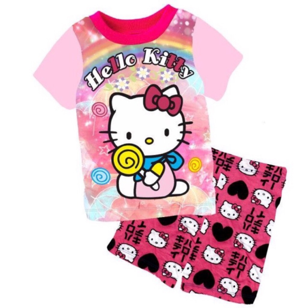 Hello kitty T shirt set | Shopee Singapore