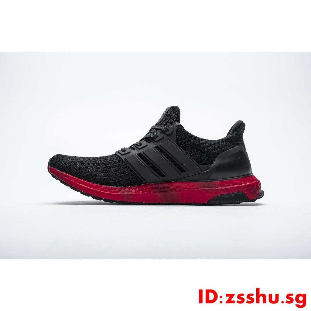 adidas ultra boost black solar red