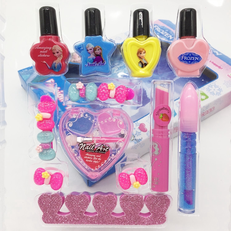nail polish and lipstick set