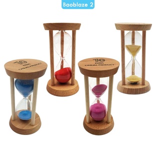[YYDS] 10Minute Wooden Frame Sand Egg Timer Hourglass Kitchen Cooking Sand Timer Yellow #4