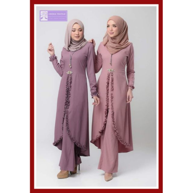 Abaya Raffle Baju Raya Muslimah Suit Shopee Singapore
